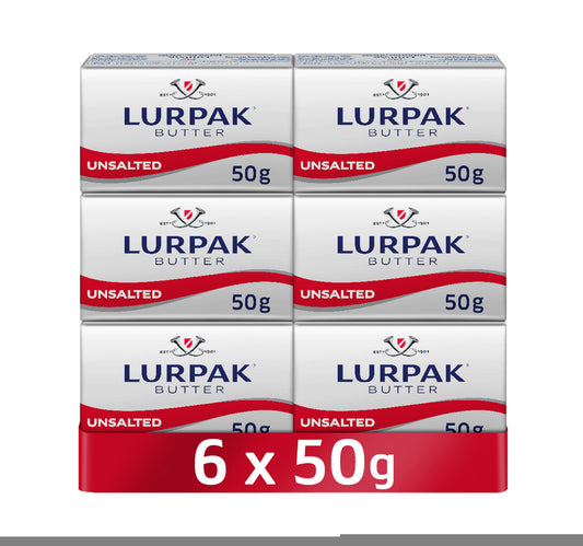 Lurpak Butter Unsalted Mini Blocks 6 x 50 g Lulu Hypermarket