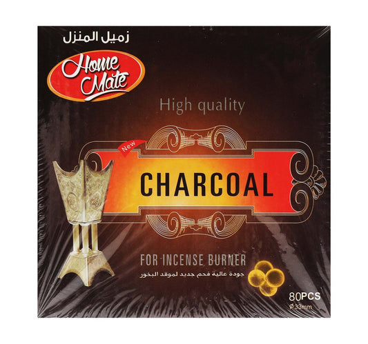Home Mate Charcoal for Incense Burner 80pcs