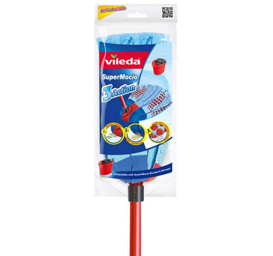 Vileda Super Mop 3 Action Floor Cleaning Mop 1pc