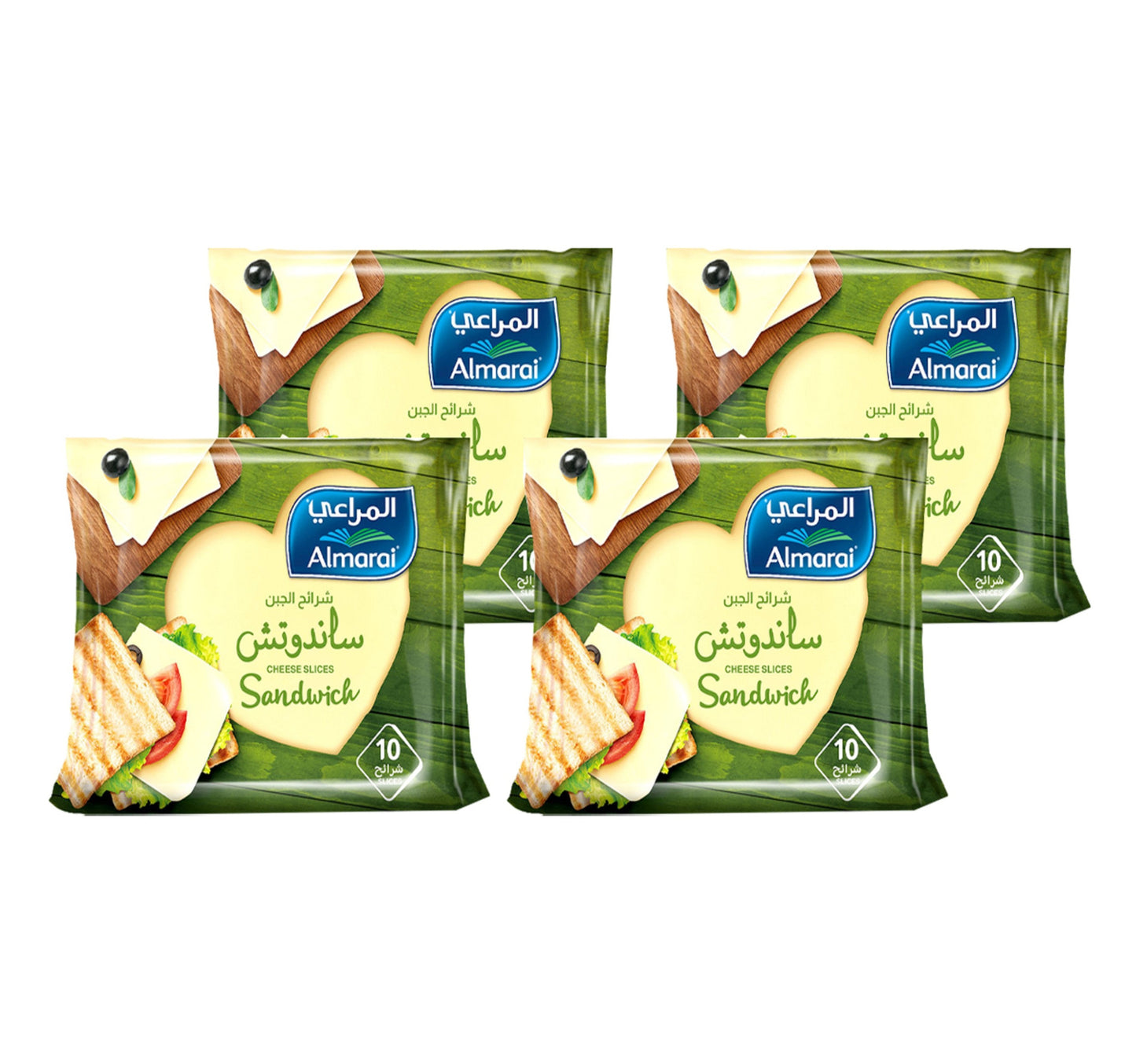 Almarai Cheddar Cheese Sandwich Slices 4 x 200 g Lulu Hypermarket