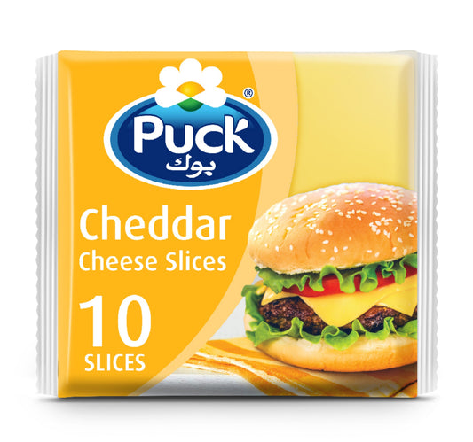 Puck Cheddar Cheese 10 Slices 200 g Lulu Hypermarket