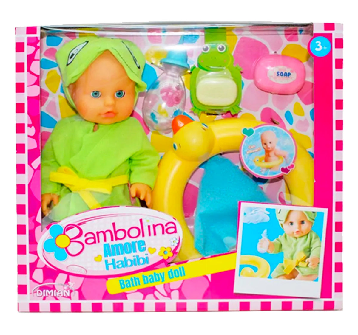Bambolina Doll Bathing Set BD1829SU