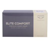 Elite Comfort Combed Cotton Men's Brief, L, 4 pcs, Assorted