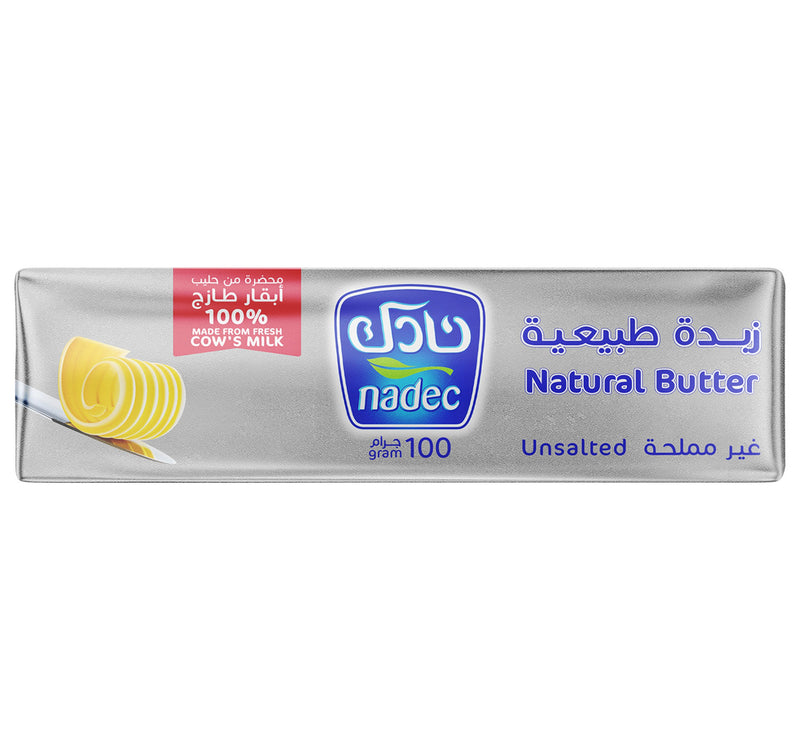 Nadec Butter Natural Butter Unsalted 100 g