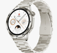 Swiss Military Swiss International Smart Watch, 1.43 AMOLED Display, Gold Frame with Gold Metal Strap Lulu Hypermarket