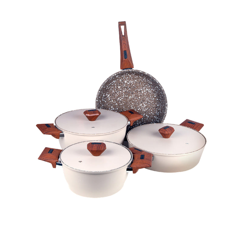 Gigilli Aluminium Cookware Set, 7 pcs