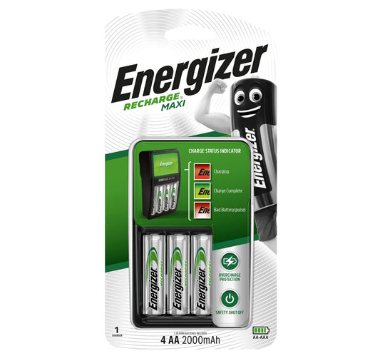 Energizer Rechargeable AA Battery + Charger