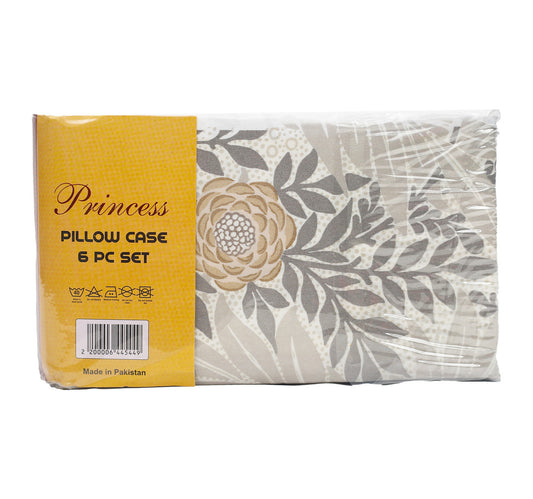 Princess Pillow Case 6pcs Set Assorted