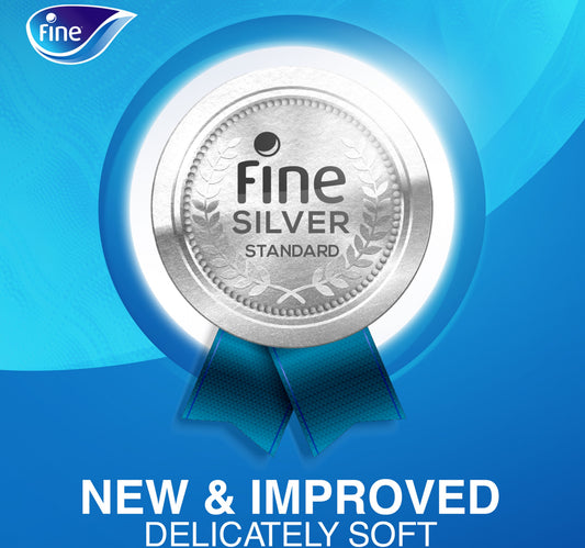 Fine Comfort XL New & Improved Flushable Toilet Paper 2ply 10 Rolls