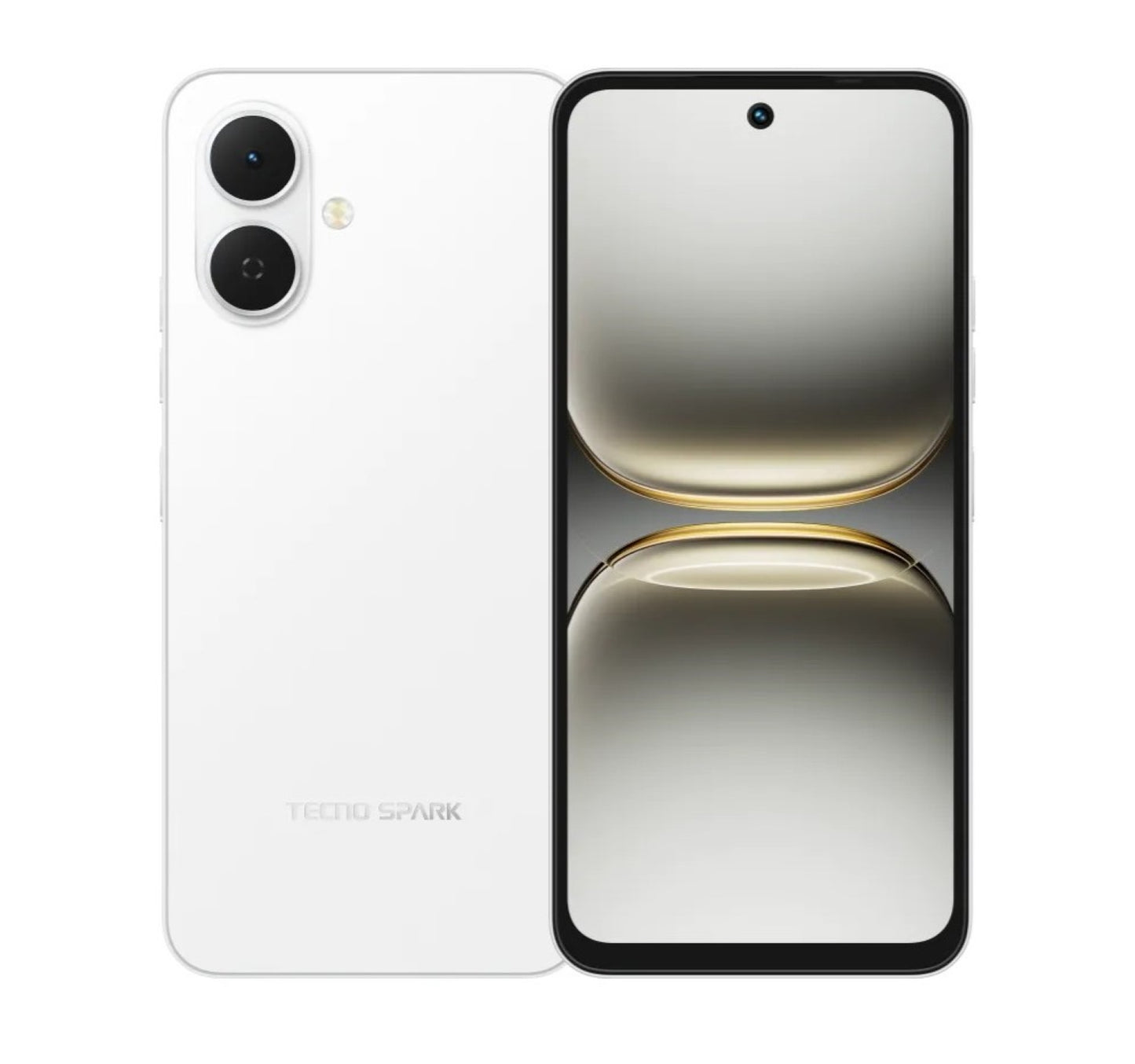 Tecno Spark Go 2 4G Smartphone, 4 GB RAM, 128 GB Storage, Veil White, KM4