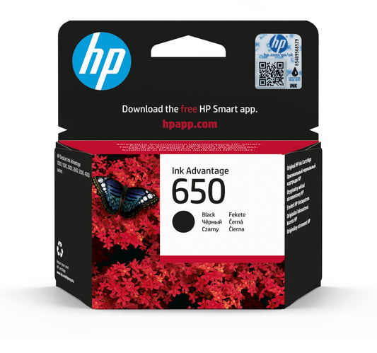 HP Cartridge 650 Black CZ101AE