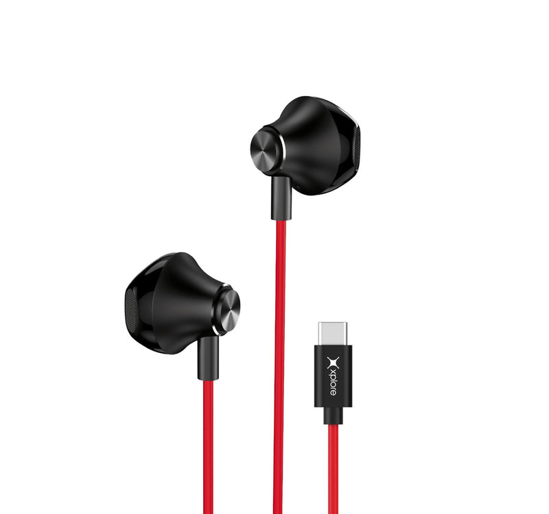 Xplore Type-C Half In-Ear Earphone with Microphone M3 Lulu Hypermarket