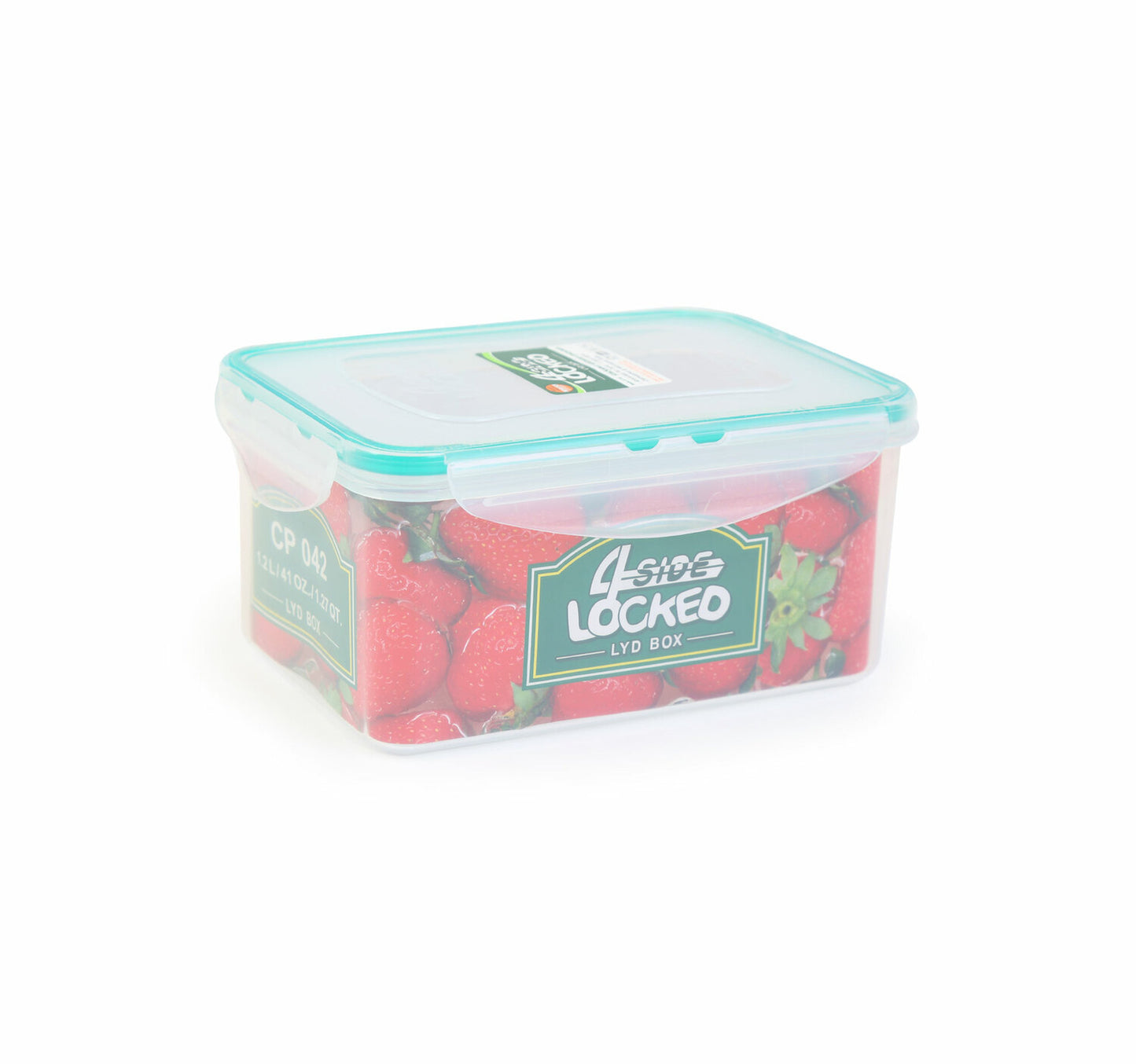 4 Side Locked Plastic Container, CP042