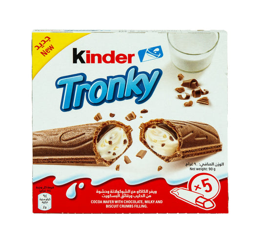 Kinder Tronky Wafer Biscuit 5 x 18 g Lulu Hypermarket
