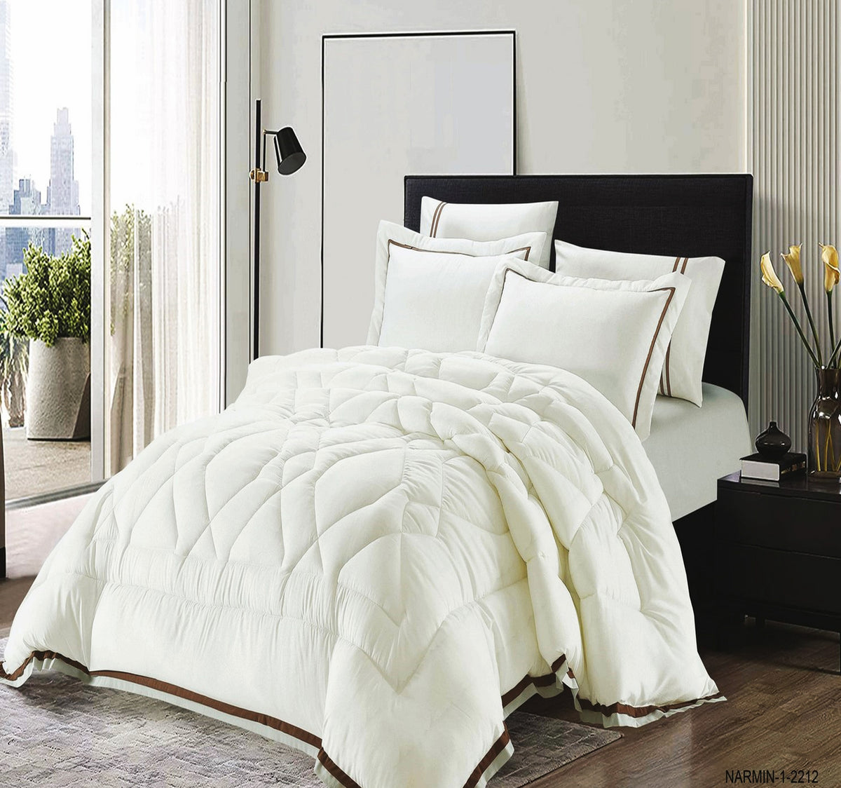 Elite Home Comforter Set 6pcs 230 x 250cm Narmin