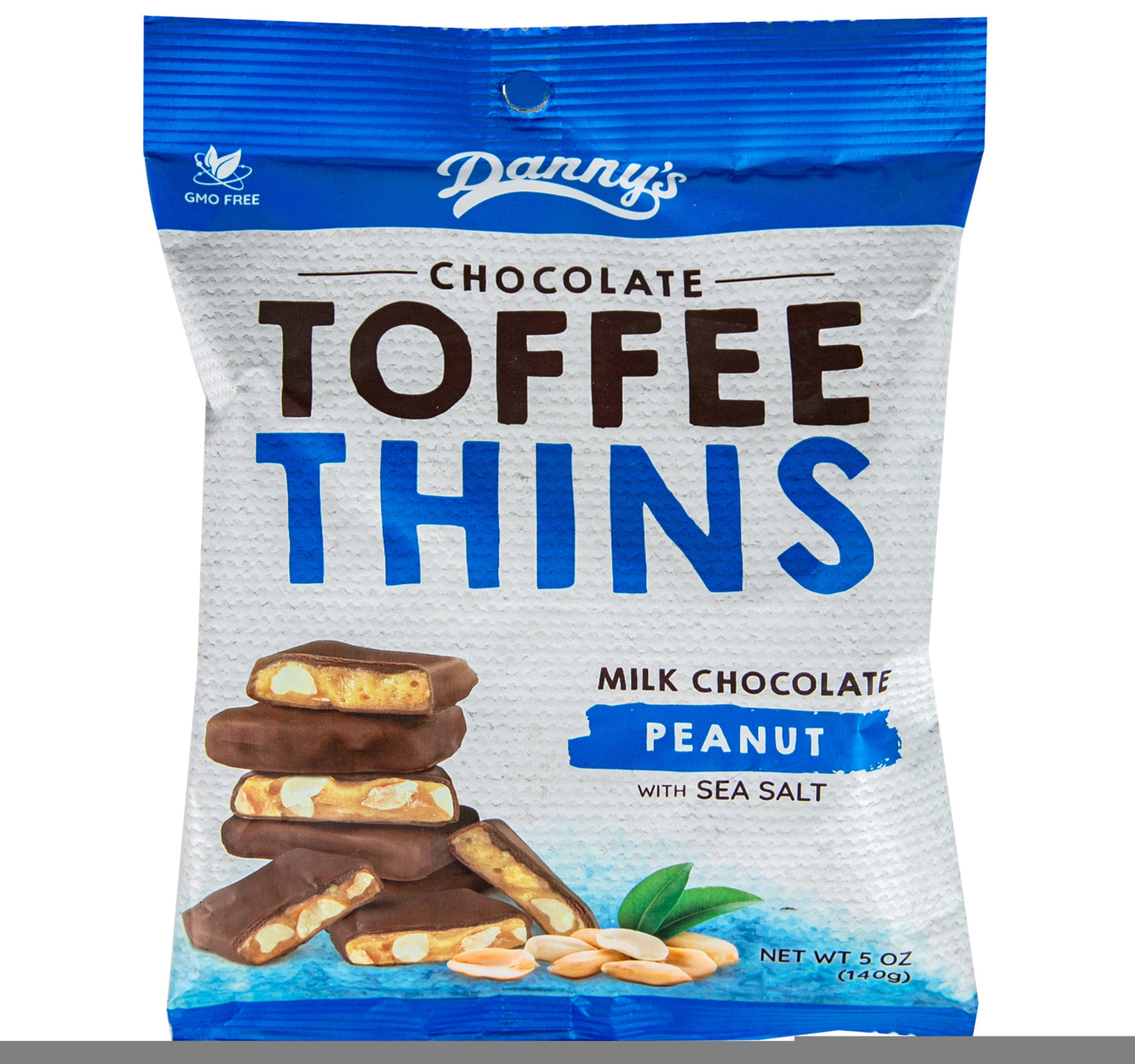 Cooks Danny's Chocolate Toffee Thins Milk Chocolate With Sea Salt 140 g