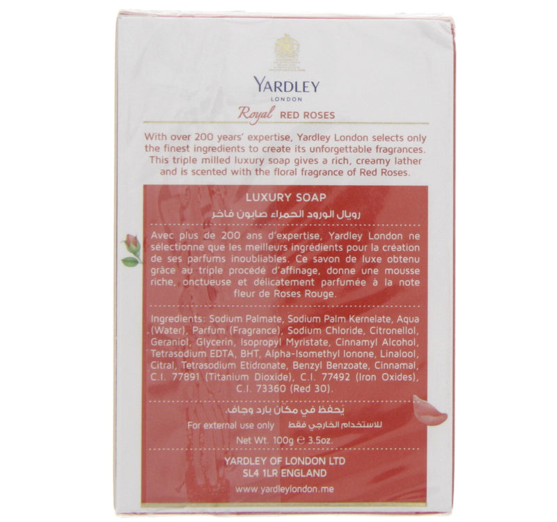 Yardley Red Roses Luxury Soap 100 g