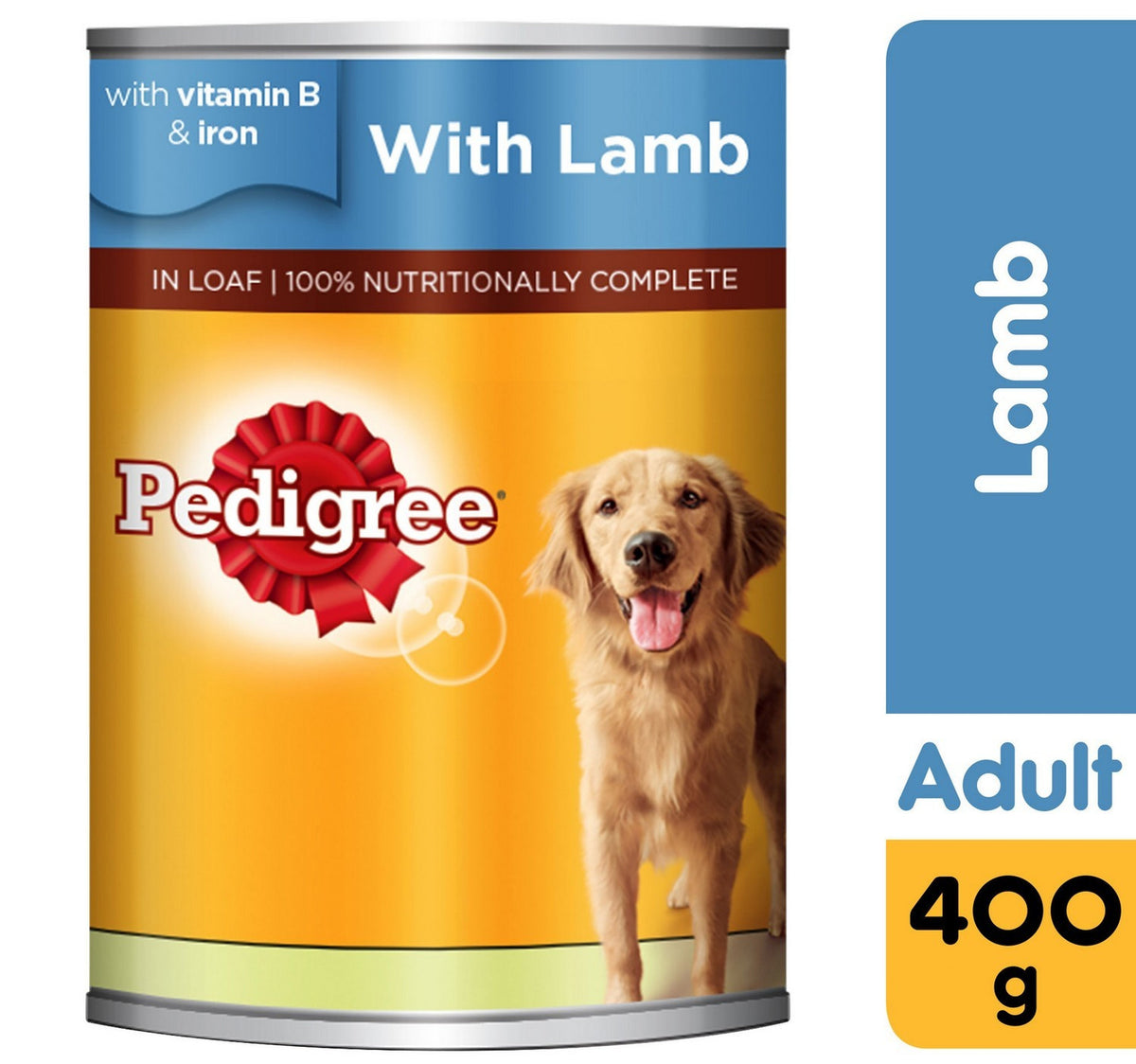 Pedigree Lamb Wet Dog Food Can 400 g