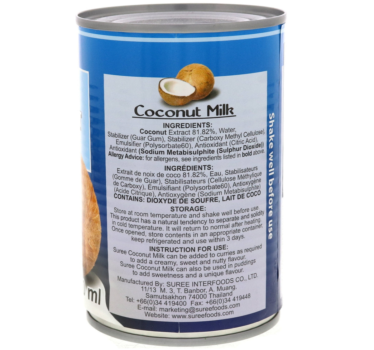 Suree Coconut Milk Rich & Creamy 400 ml