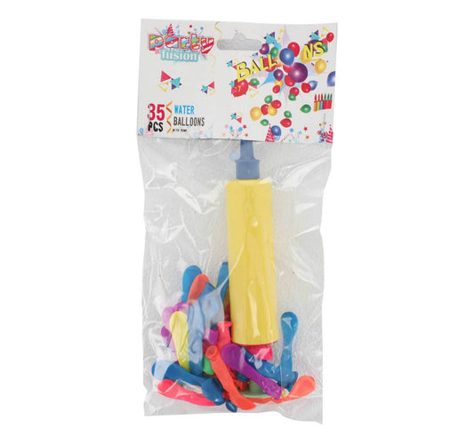 Party Fusion Water Balloon+Pump 110N 35s