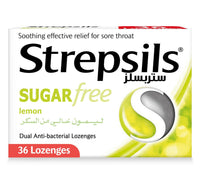 Strepsils Lemon Sugar Free Lozengers 36 pcs