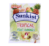 Sunkist Assorted Fruit Gummies Tropical 100 g Lulu Hypermarket