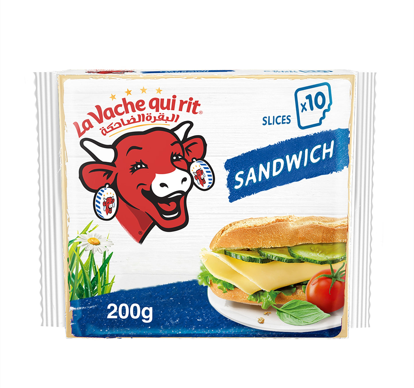 La Vache qui rit Sandwich Cheese Slices 10 Slices 200 g Lulu Hypermarket