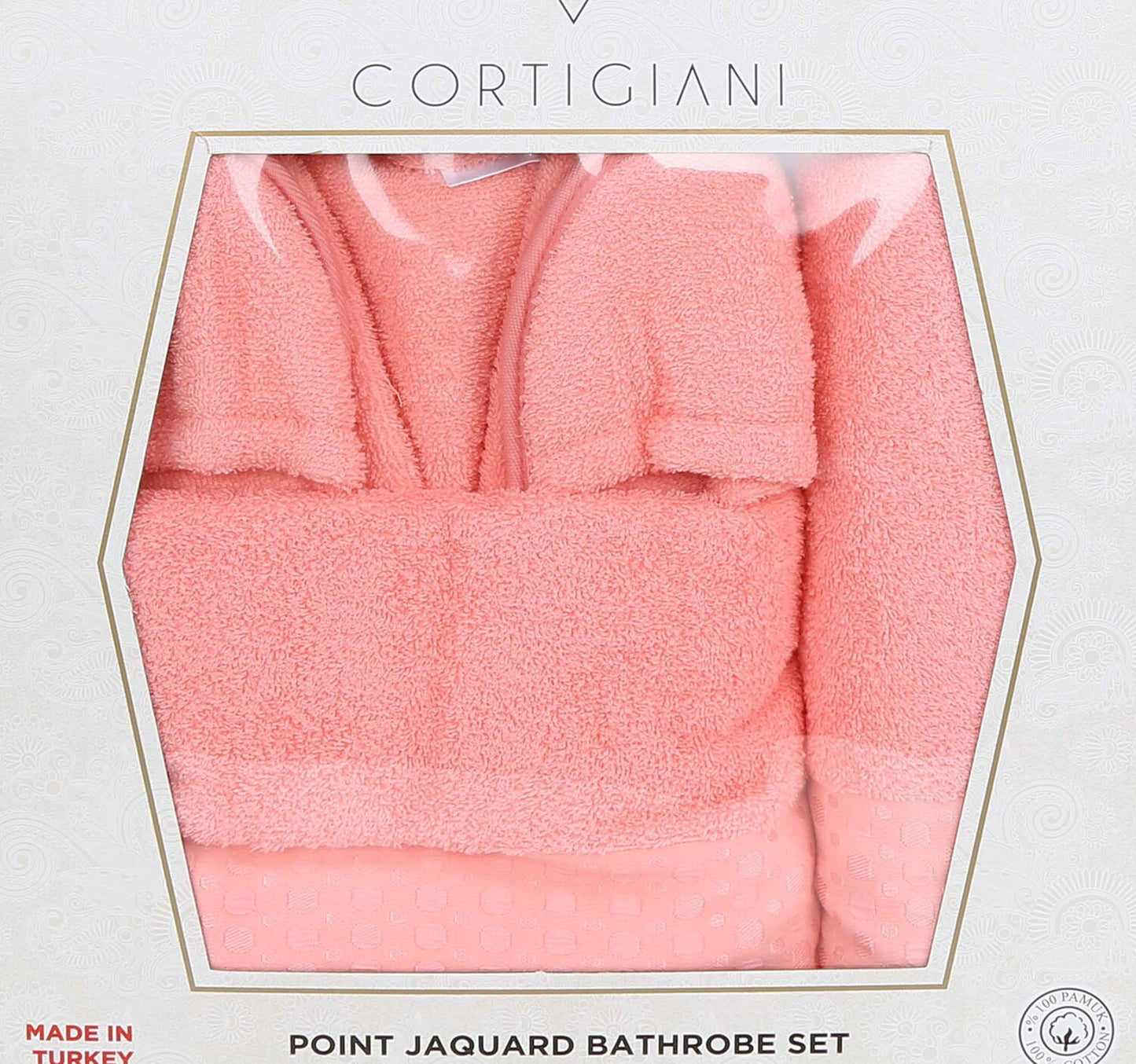 Cortigiani Bathrobe, 4 pcs, Assorted, BGNL02