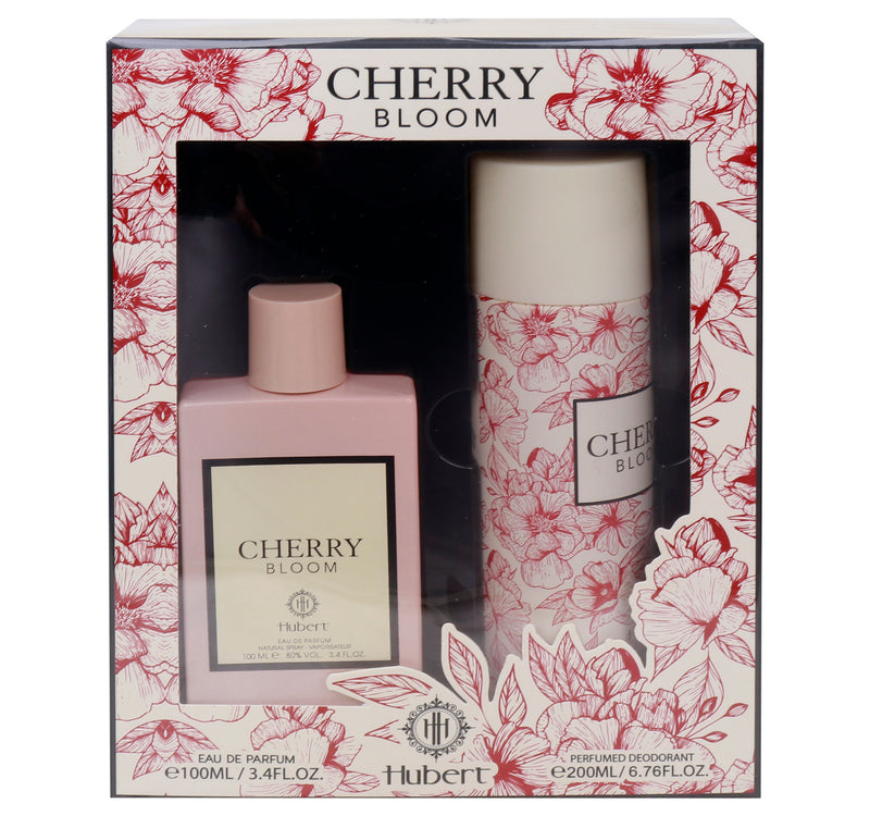 Hubert EDP Cherry Bloom 100 ml + Perfumed Deodorant 200 ml