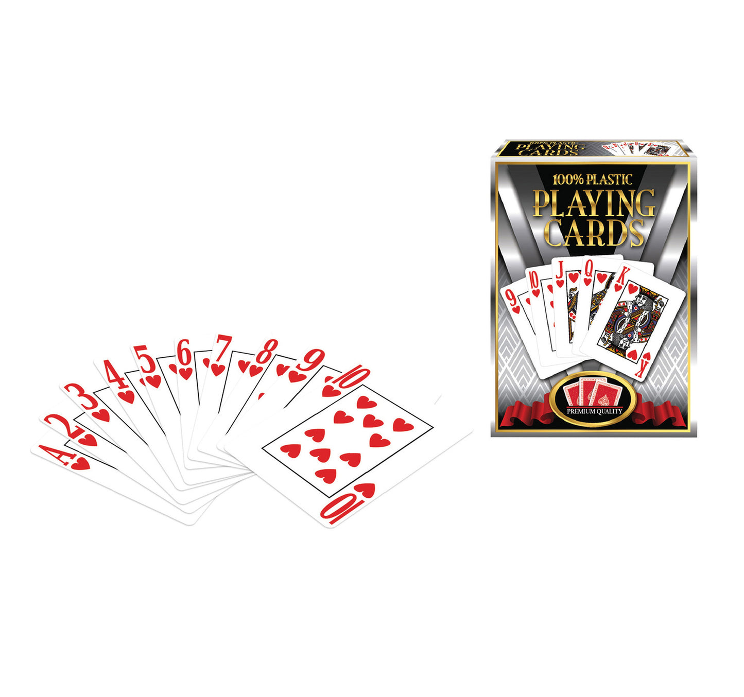 Merchant Ambassador Classic Games 100% Plastic Playing Cards, ST2107