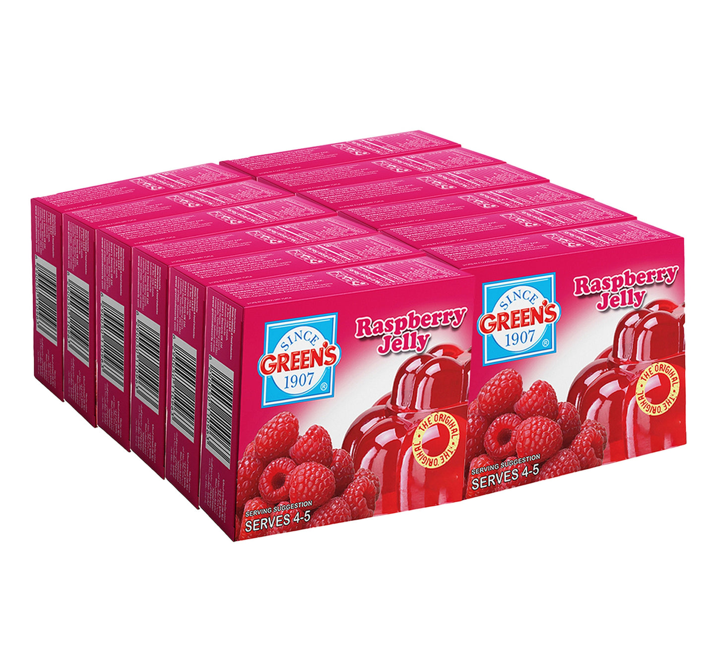 Green's Raspberry Jelly 12 x 80 g Lulu Hypermarket