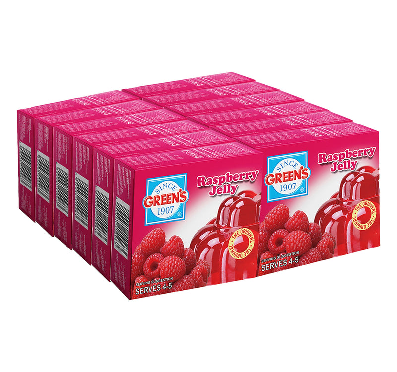 Green's Raspberry Jelly 12 x 80 g Lulu Hypermarket
