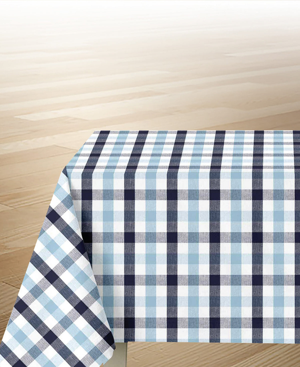 Homewell Cotton Table Cloth Check 150x225cm Assorted Per Pc