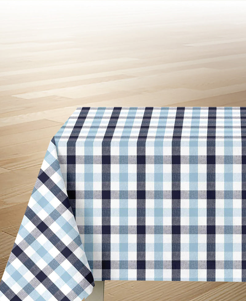Homewell Cotton Table Cloth Check 150x225cm Assorted Per Pc