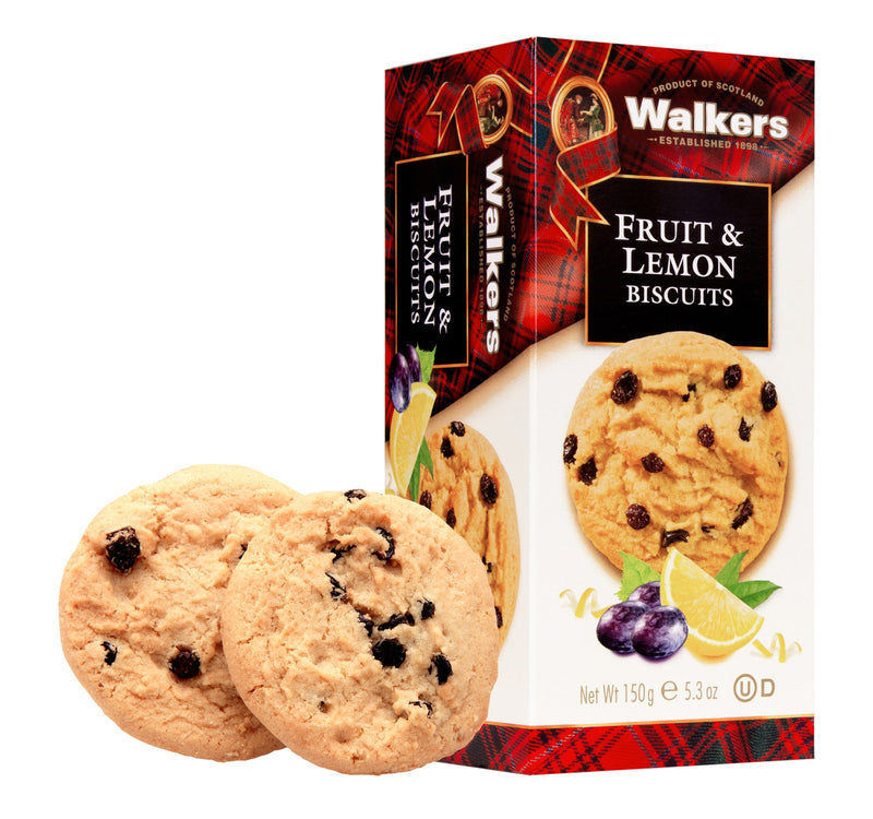 Walkers Fruit & Lemon Biscuits 150 g