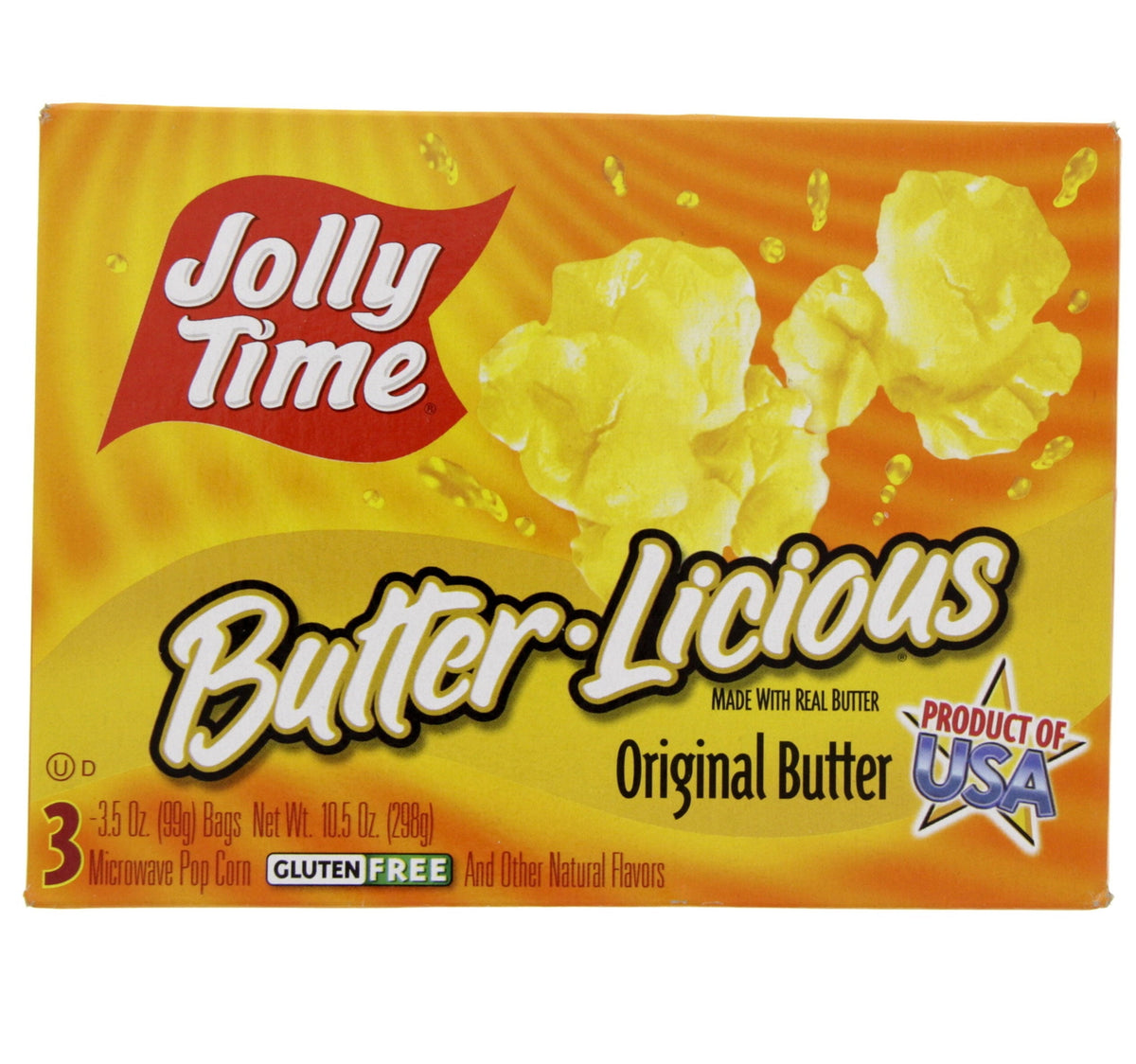 Jolly Time Butter-Licious Microwave Pop Corn 298 g Lulu Hypermarket