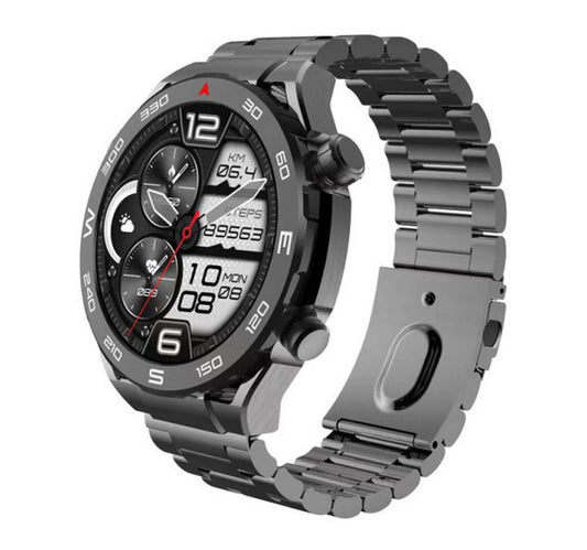 Trands Smartwatch, Steel and Silicone Strap, TR-SW40 Lulu Hypermarket