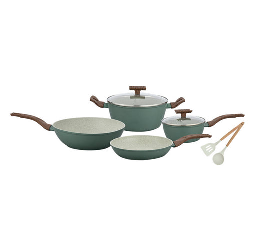 Chefline Forged Aluminium Cookware Set, 8 Pcs, MK6084