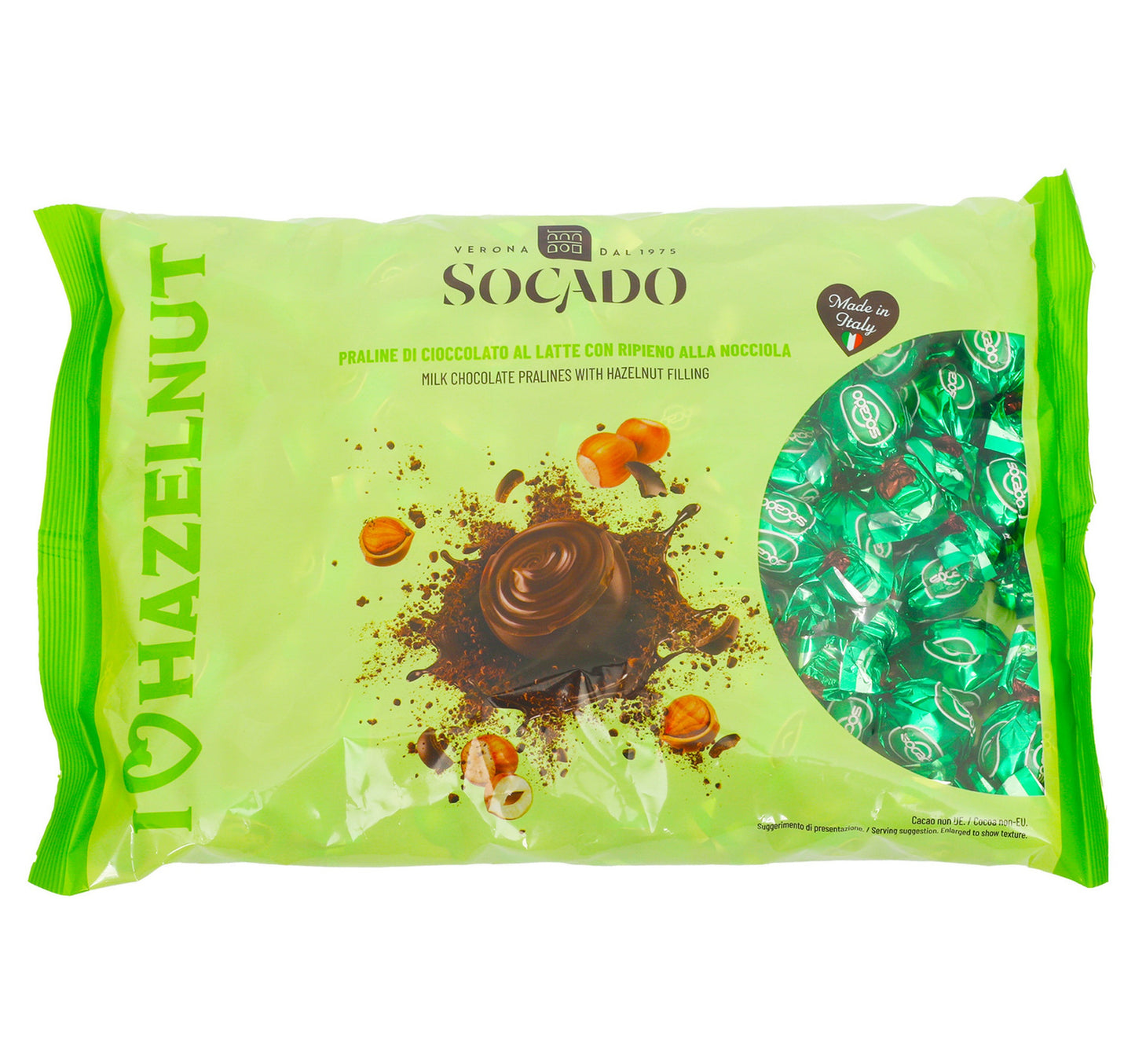 Socado Milk Chocolate Pralines With Hazelnut Cream 1 kg