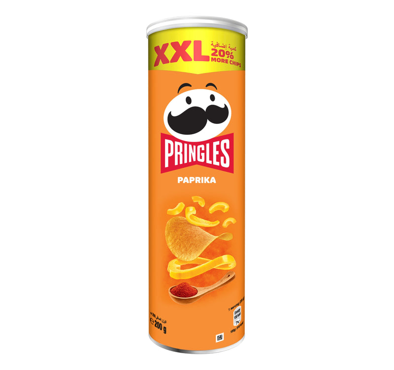Pringles XXL Paprika Chips 200 g Lulu Hypermarket