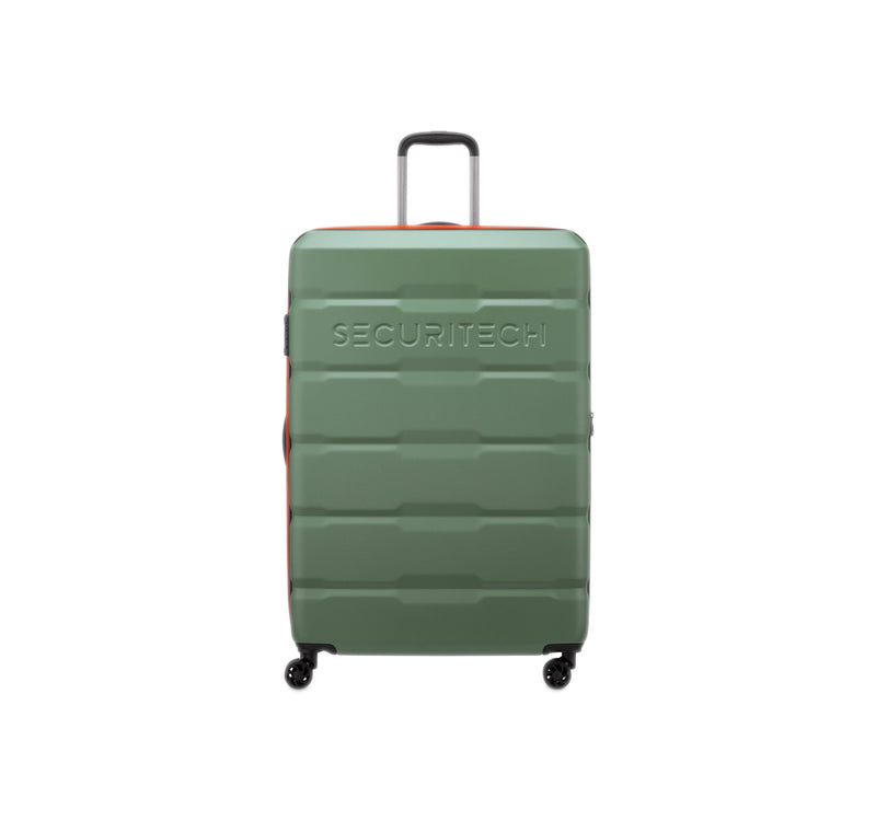 Delsey Securitech Citadel 4Wheel Hard Trolley 82cm Green