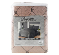 Regency King Bed Spread 220 x 240cm 3pcs Set Assorted