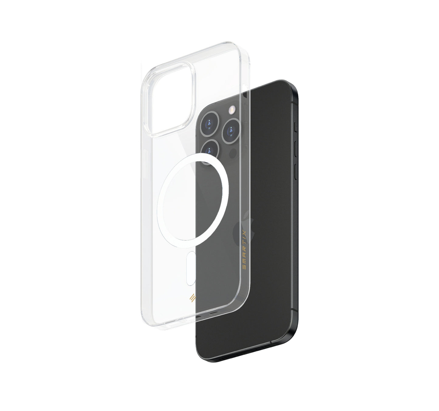 Smartix Ultraguard Magnetic Bundle for iPhone 16 Pro, Case + Screen Protector, SM16PRBNPV