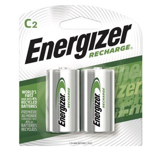 Energizer Rechargeable C2 Battery NH35C, Pack of 2 Pcs