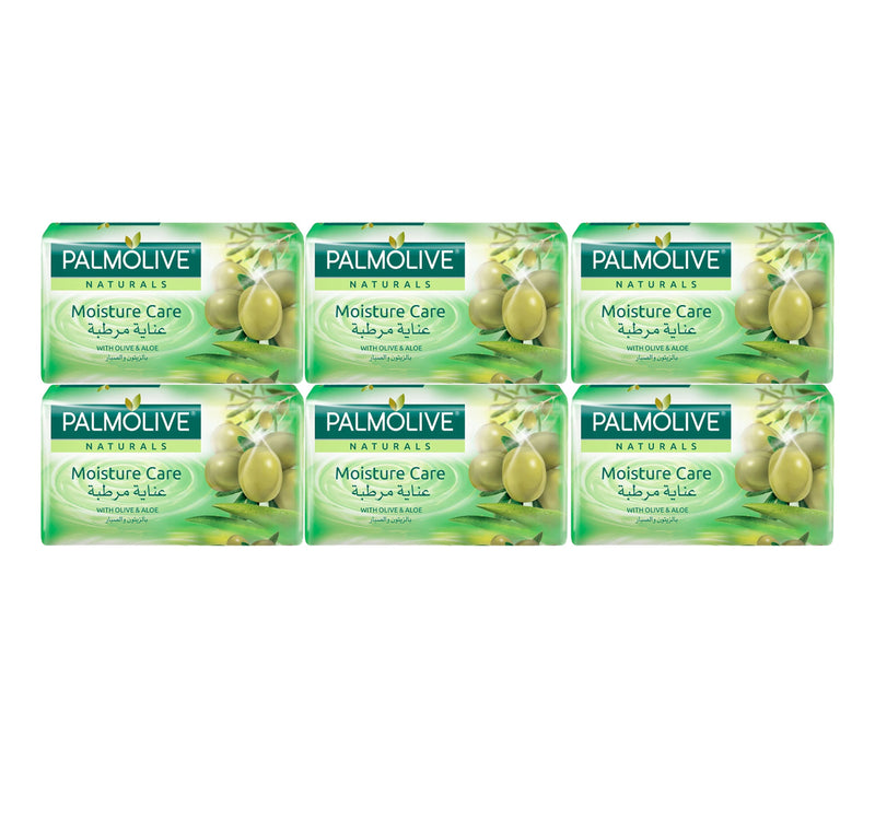 Palmolive Aloe & Olive Naturals Soap Value Pack 6 x 120 g