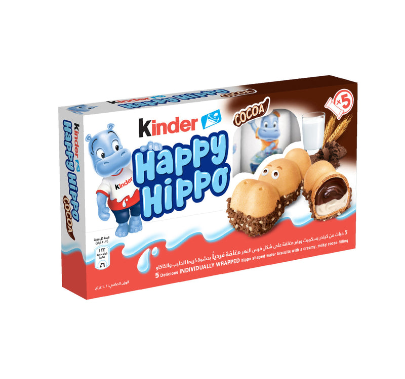 Ferrero Kinder Happy Hippo Cocoa Biscuit 102 g