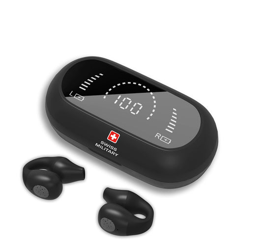 Swiss Military True Wireless Earbuds Delta 4 Black