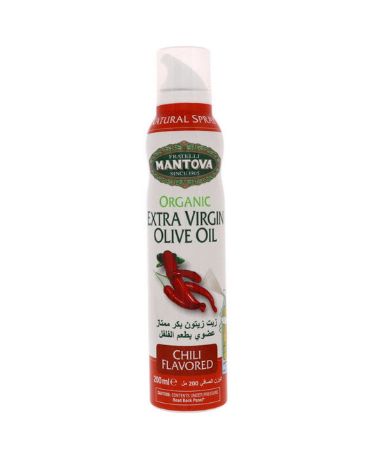 Mantova Organic Extra Olive Oil Chili 200 ml