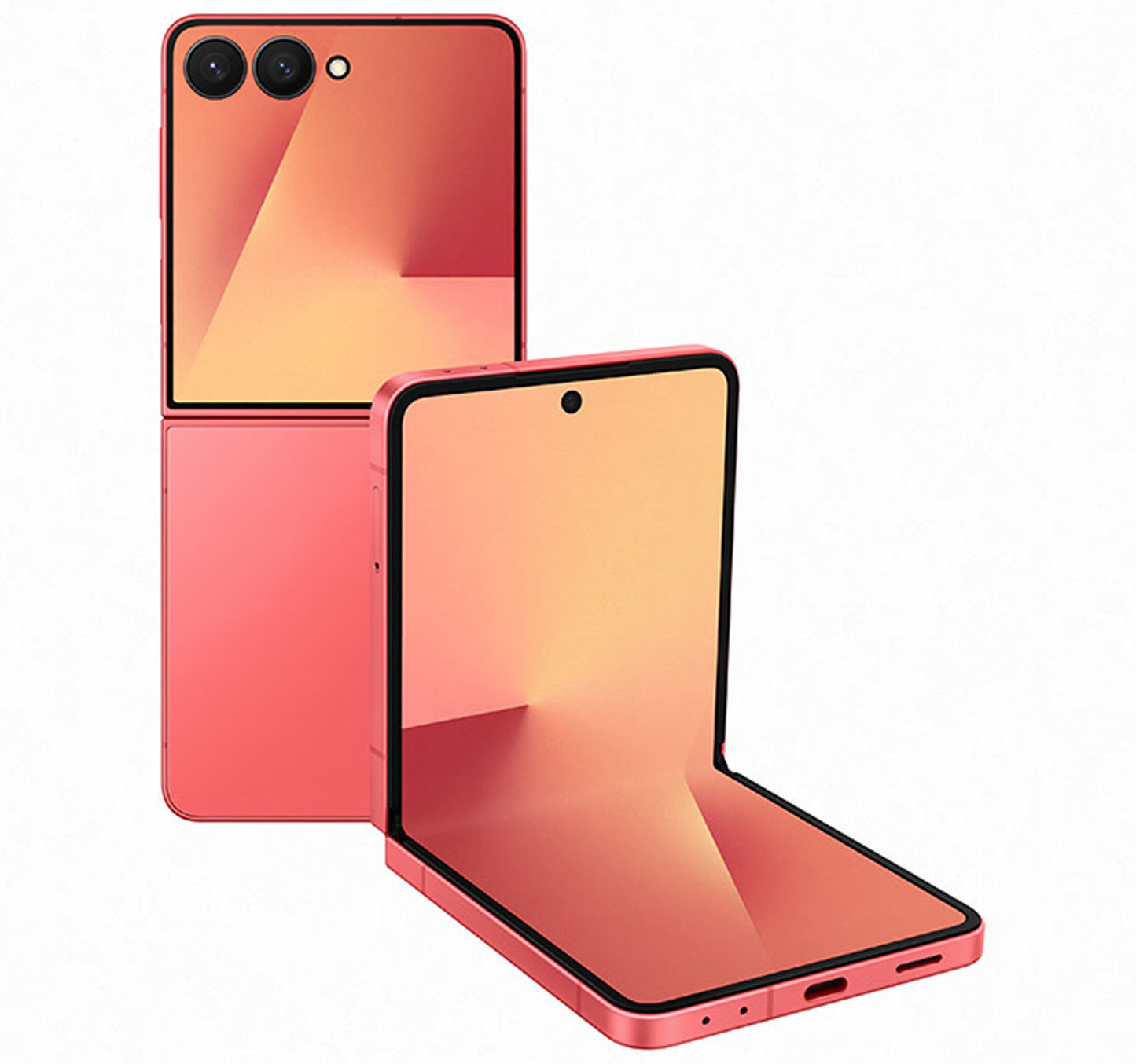 Samsung Galaxy Z Flip7 F766 5G Smartphone, 12 GB RAM, 512 GB Storage, Coral Red, SM-F766BZREMEA Lulu Hypermarket
