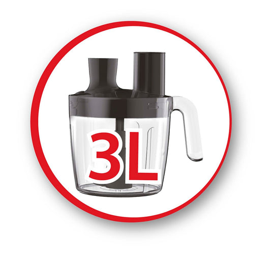Moulinex Quick Chef Hand Blender 20Sp, Food Processor, Chopper DD65J827 1000W